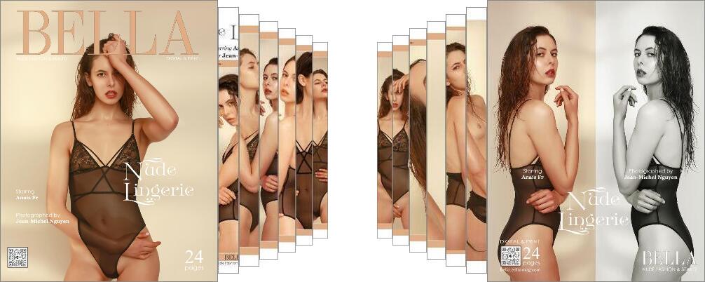 Anais Fr - Nude Lingerie digital - Bella Nude and Fashion Magazine