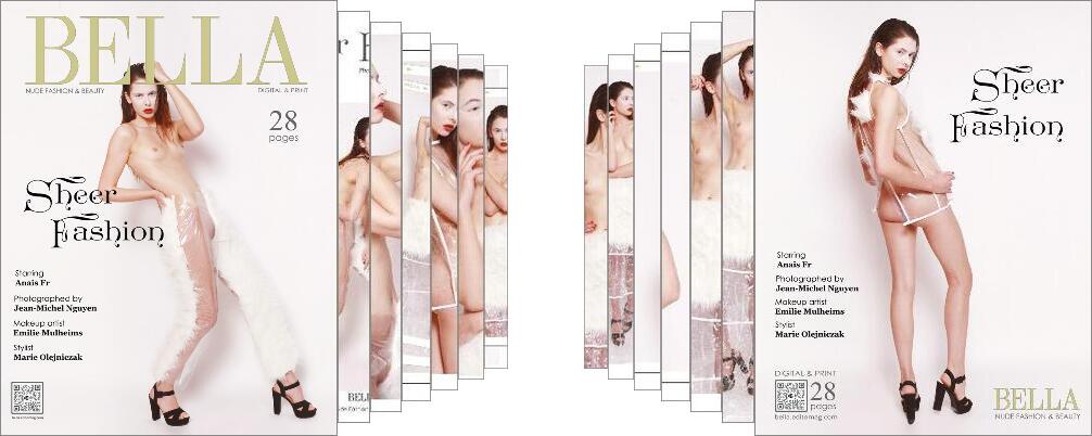 Anais Fr - Sheer Fashion digital - Bella Nude and Fashion Magazine
