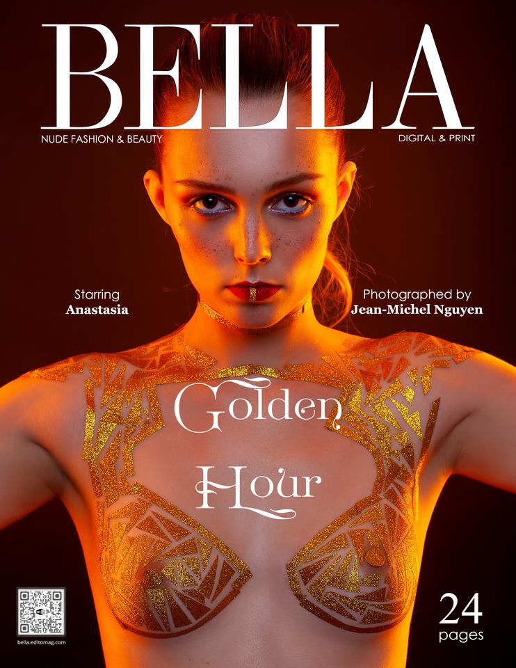 Anastasia - Golden Hour cover - Bella Nude and Fashion Magazine