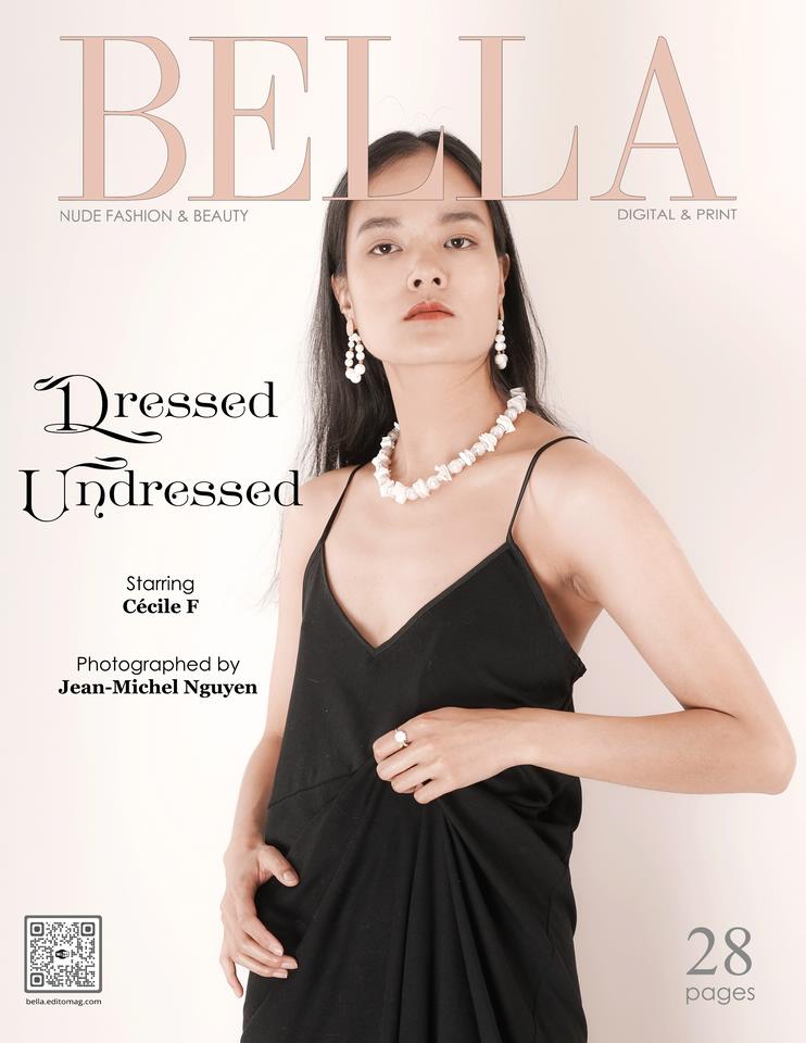 Cecile F - Dressed Undressed cover - Bella Nude and Fashion Magazine