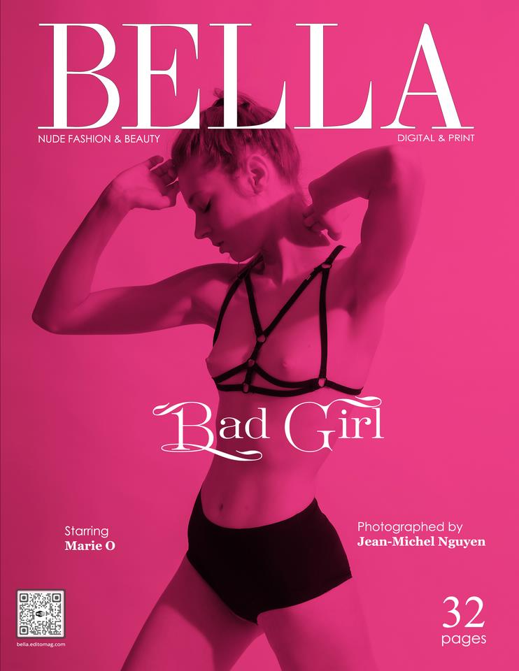 Marie O - Bad Girl cover - Bella Nude and Fashion Magazine